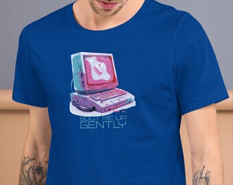 Computer T-Shirt: Boot Me Up Gentle, Tech Humor