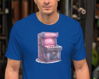 Retro Arcade Machine Graphic Tee: 80s Gamer T-Shirt