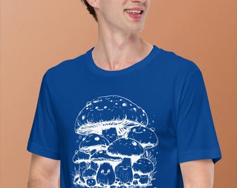 Mushroom Graphic Tee: Bleib Trippy Kleines Hippie T-Shirt