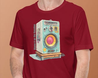 Vintage subwoowo T-Shirt: Retro EDM Musik-Liebhaber-Bekleidung