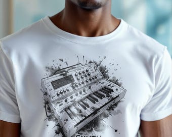 Synthwave T-Shirt: Retro Elektronische Musik T-Shirt für DJs