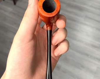Personalized Mini Briar Tobacco Pipe, Custom Engraving, Pocket Size