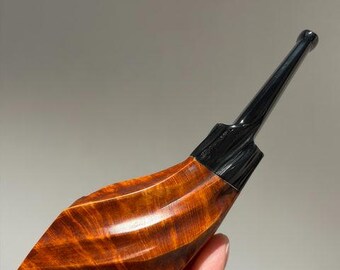 Briar Freehand Imported Rusticated Pipe
