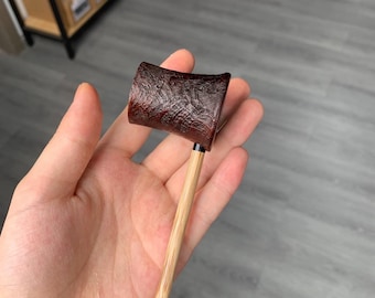 Handmade Sandblasted Briar Tobacco Pipe: Classic Popeye Style