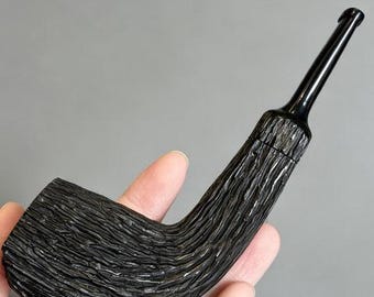 Briar Imported Bent Horn Handmade Pipe