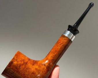 Briar Imported Straight Billiard Elegant Long Shank Pipe