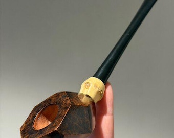 Briar Imported Straight Bamboo Handmade Pipe