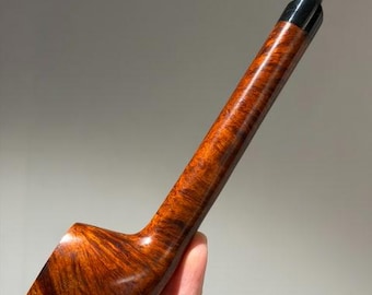 Briar Golf Extra Long Shank Imported Straight Unmatched Pipe