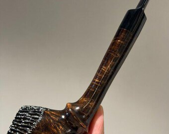 Briar Golf Extra Long Shank Imported Straight Unique Very Cool Pipe