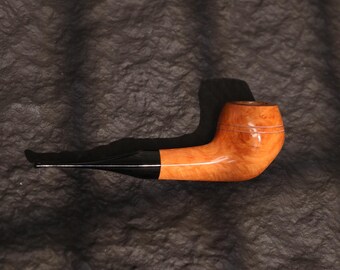 Briar Wood Double-Ring Pipe with Magnetic Stem