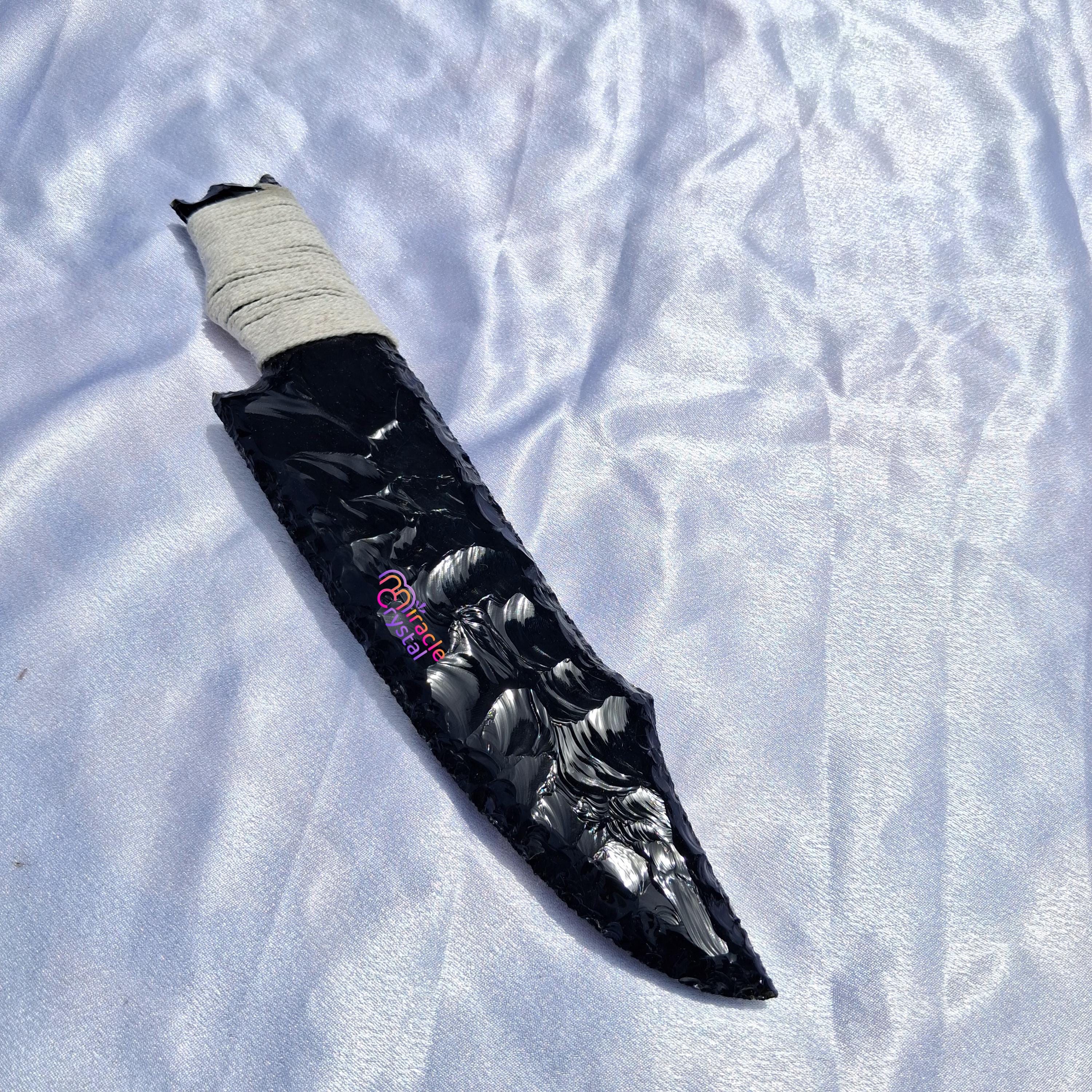 手作りの黒曜石儀式用ナイフ：10インチコレクターズアタメ - Etsy 日本