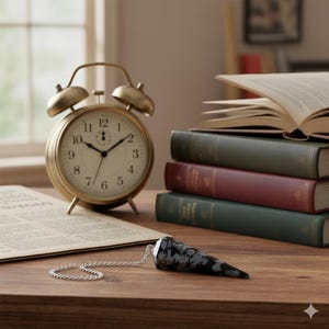 Snowflake obsidian pendulum-Dowsing divination tool- Natural Protection Stone- Reiki and Spiritual guidance