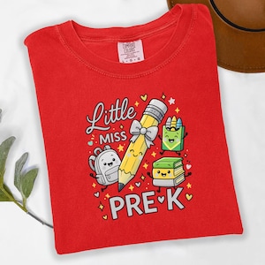 Little Miss Pre-K Png, Sublimation Design, Kids Png, Pre-Kindergarten Png, Coquette Bow Png, T-Shirt Design, Digital Download Png, DTF
