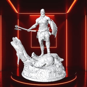 Fichier STL Kratos : modèle d&#39;impression 3D God of War (téléchargement numérique)