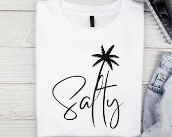 Salty Summer SVG: Beach Vibes Design (Digital Download)