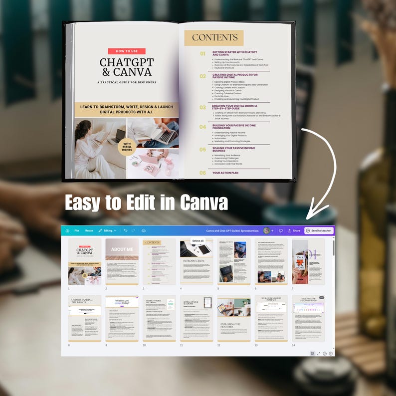 Chatgpt & Canva Guide 2026 | Digital Product Creation Ebook | 87 Page ...