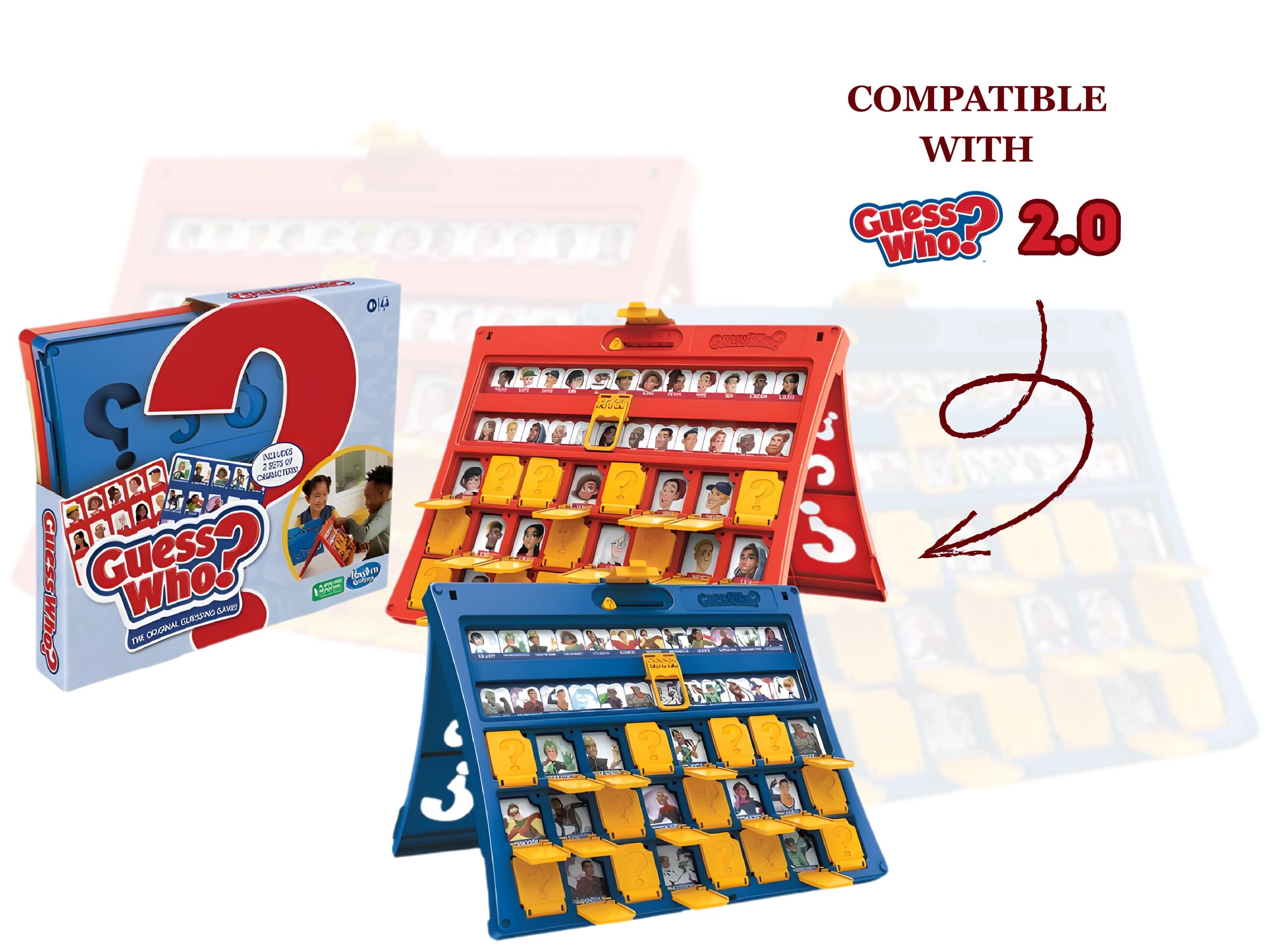 Guess Who 2.0 Template Canva Editable, 15 Colors (digital Download