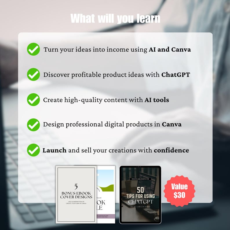 Chatgpt & Canva Guide 2026 | Digital Product Creation Ebook | 87 Page ...