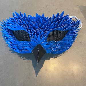 blue bird mask
