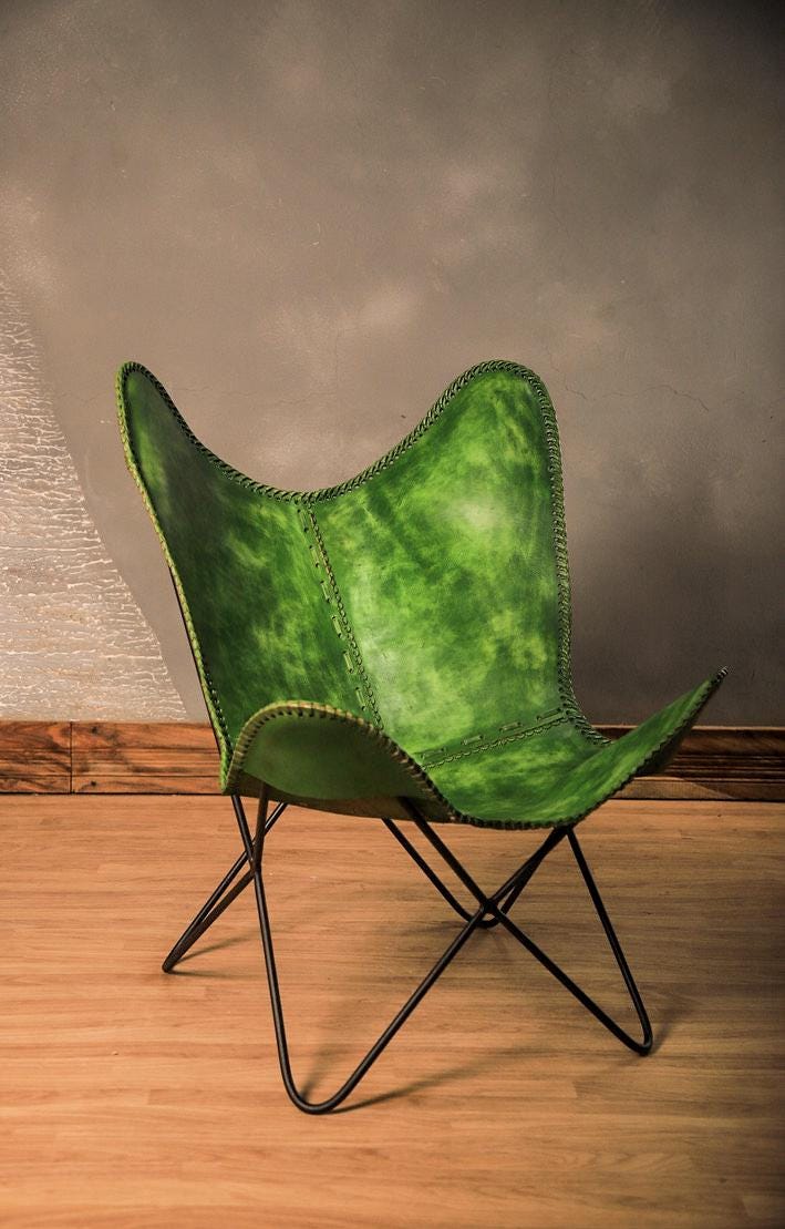 Vintage iron butterfly chair - Etsy 日本