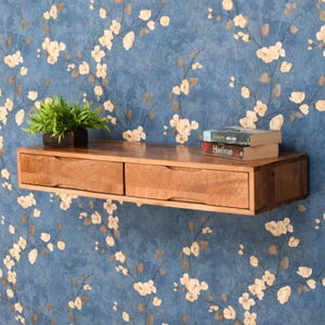 Modern Floating Nightstand with Drawers, bed side table, floating night stand, floating bedside table, bedside table