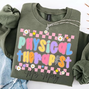 Custom Name Physical Therapist Back To School png, Physical Therapy Custom Png, Doctor Physical Therapist Assistant, PTA DPT Png