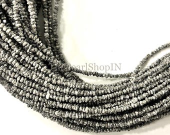 AAA Natural Grey Diamond Uncut Beads 2-3mm Wholesale Raw Rough Diamond Beads, Conflict Free Diamond 8/16" Grey Diamond Beads Loose Diamonds