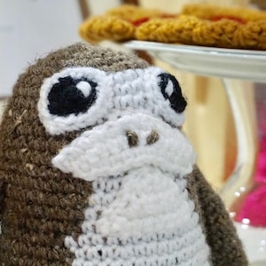 Crocheted Porg