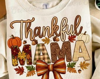 Thankful Mama png, herfstcoquette pompoenontwerp, herfstcoquette, coquette mama sublimatie png, digitale download