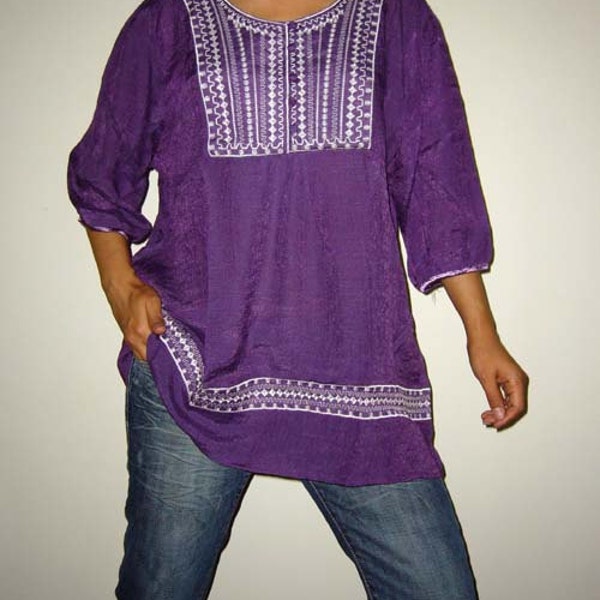 Comfy... Purple Oversize / Plus Size / Maternity Top