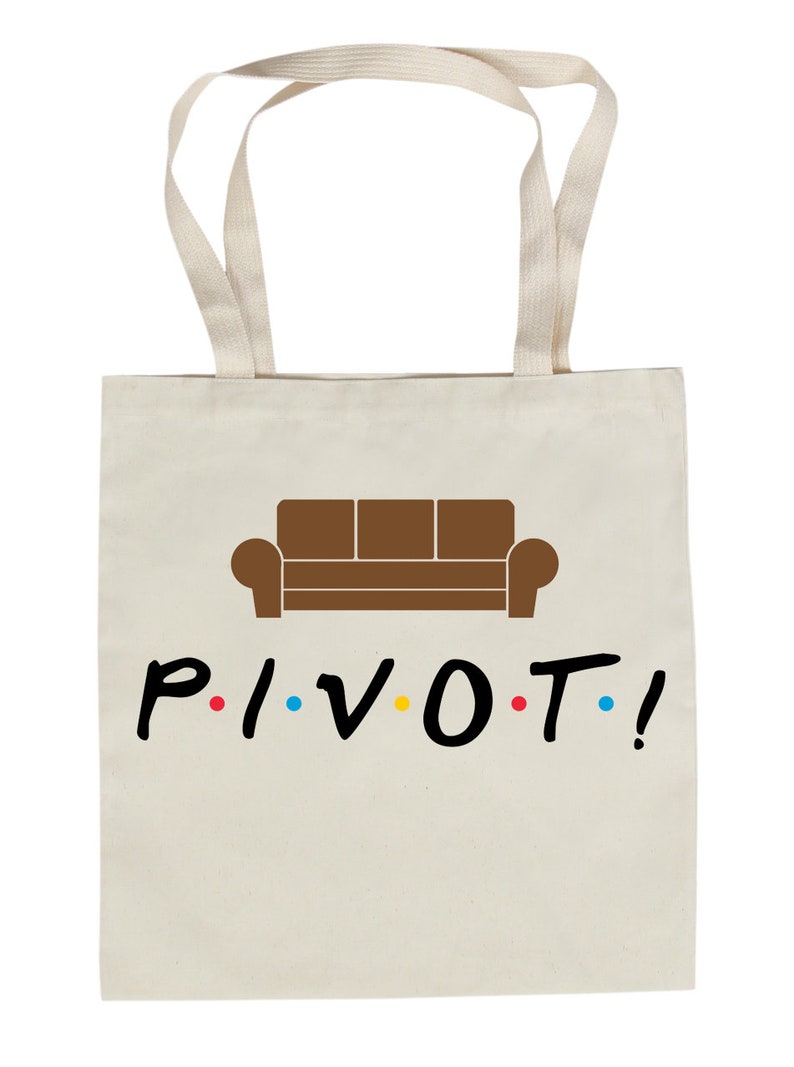 Friends TV Show Pivot Bag How You Doin Best friend Gift Rachel Monica Joey Phoebe Girls Central Perk Unagi Lobster Tote Bag #ZBAG03
