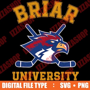 Briar University ishockey utanför campus, Graham Di Laurentis Logan Tucker TV-program, klippfil, SVG PNG-vektor direktnedladdning
