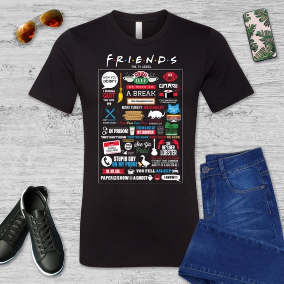 friends slogan t shirts