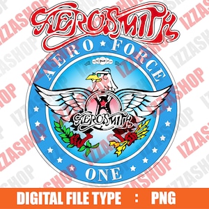 Wayne&#39;s World Aerosmith Sublimation Design PNG Digital Instant Download