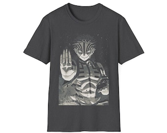 Demon Slayer Shirt Akaza Anime Graphic Tee, Kimetsu No Yaiba Unisex T-Shirt, Japanese Manga Streetwear, Otaku Gift Top