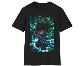 Demon Slayer Shirt Muichiro Anime Graphic Tee, Kimetsu No Yaiba Unisex T-Shirt, Japanese Manga Streetwear, Otaku Gift Top
