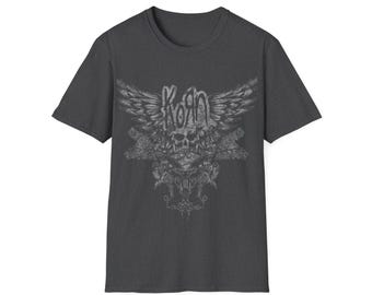Unisex Tshirt Korn Vintage Style, Korn Homage Graphic Unisex T-Shirt ,Korn Apparel, Retro 90's