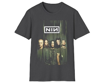 Nine Inch Nails Shirt, NIN Band Tee, Industrial Rock Music Merch, Trent Reznor Fan Gift, Alternative Metal Concert T-Shirt