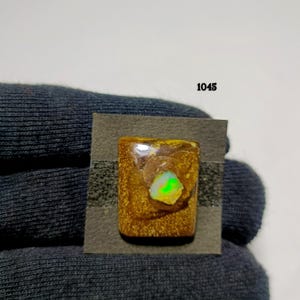 Natural Boulder Opal Stone 40Ct, 23x33mm, Unique Australian Gemstone, Loose Boulder Opal Gemstone, Healing Crystal Cabochon, Polished Cabs