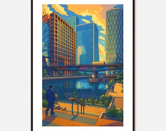 Canary Wharf - London Wall Art