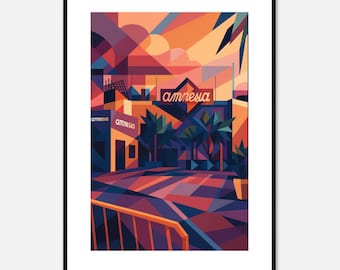 Amnesia Ibiza - Artist Inspired Wall Art