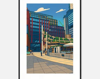 Broadgate Circle - London Wall Art