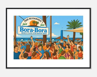 Bora Bora Ibiza - Wall Art