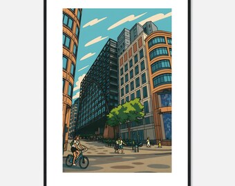 Exchange House - London Wall Art