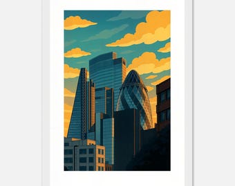 The City - London Wall Art
