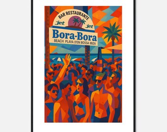 Bora Bora Ibiza - Artist Inspired Wall Art