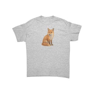 Cozy Fox Graphic T-Shirt: Soft Cotton, Animal Lover Gift