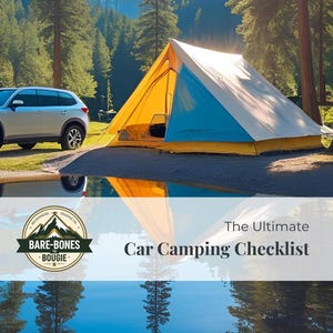 Checklista för bilcamping (utskrivbar) – Packguide från grunden till packningen