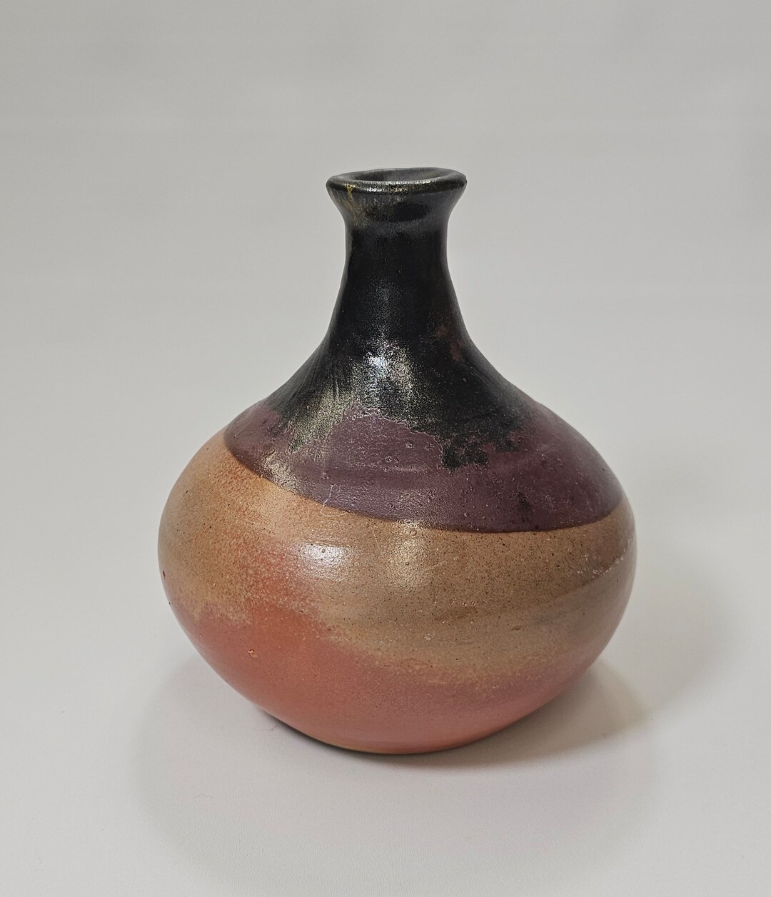 Ceramic Vase Homemade Pottery Bud Vase Stoneware Vase Wheel Thrown Vase ...