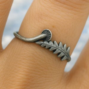 Brass Leaf Ring: Ashoka Chakra, Boho Indian Jewelry